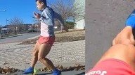 Video | Hombre rompió récord mundial tras correr 100 metros hacia atrás con tacones altos