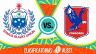 ¡En vivo! Los "Cóndores" enfrentan a Samoa por el repechaje al Mundial de rugby... Repasa la formación nacional