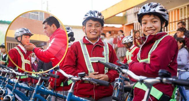 De caminar kilómetros a pedalear: la nueva ruta al colegio en Soacha se recorre en bicicleta