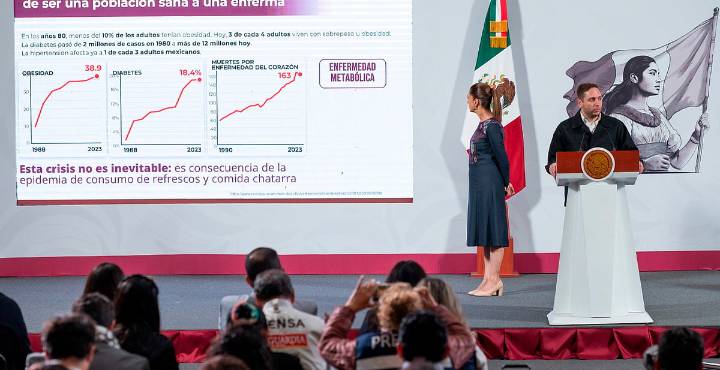 Anuncia Gobierno de México estrategia para reducir consumo de bebidas azucaradas