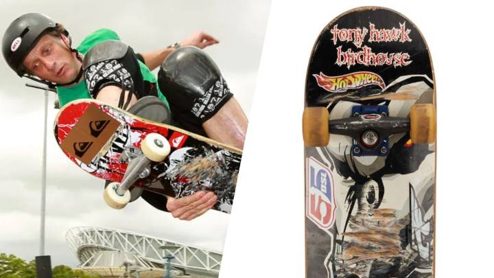San Diegan Tony Hawk’s ‘900’ X games skateboard sells for $1.15M