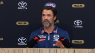AFL 2025: Geelong v Brisbane qualifying final, Chris Scott press conference, Cam Rayner double