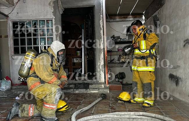 Provoca cortocircuito incendio en domicilio de colonia Mirador en Ramos Arizpe