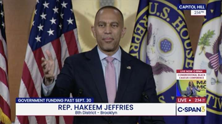 Hakeem Jeffries Accuses Trump of Chickening Out of Budget Bill Meeting