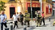Moviliza Incendio en Restaurante de Cabritos en el Centro de Monterrey