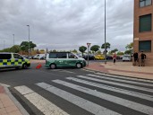 Golpeada por el airbag