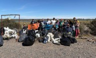 Un grupo de voluntarios evitó que más de 1.000 kg de plástico y basura se vayan al mar