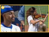 Wife of Mets player performs national anthem