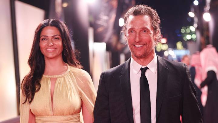 Matthew McConaughey and Camila Alves share romantic moment at 'The Lost Bus' screening