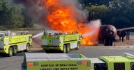 Norfolk airport disaster drill simulates plane fire, mass casualty response