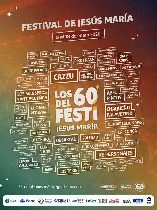 El festival de Jesús María cumple 60 años