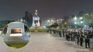 Centro de Lima: así luce la plaza San Martín tras las manifestaciones de este sábado contra la ola de criminalidad [FOTOS]