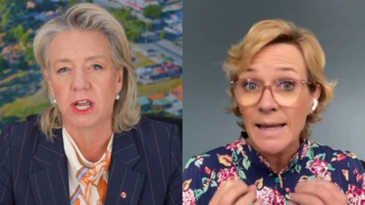 ‘Stop being a defender of China’: Bridget McKenzie calls out Zali Steggall in fiery clash on emissions reduction
