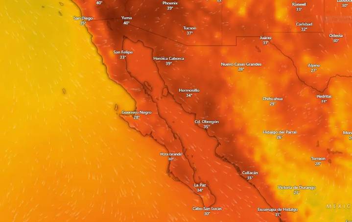 Clima en La Paz y Los Cabos, lunes 8 de septiembre de 2025