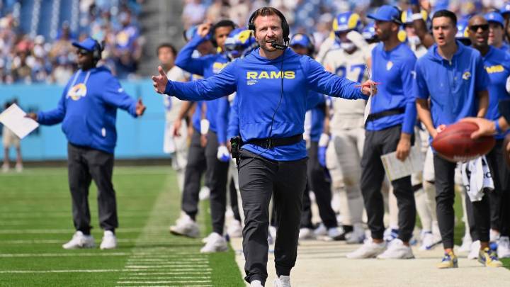 Rams' Sean McVay tore plantar fascia during Week 2 victory