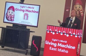 Light the World Giving Machine debuts in eastern Idaho this holiday season