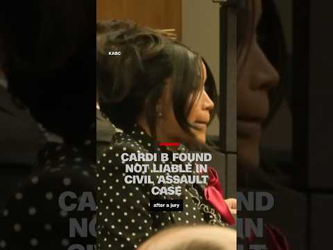Cardi B found not liable in civil assault case