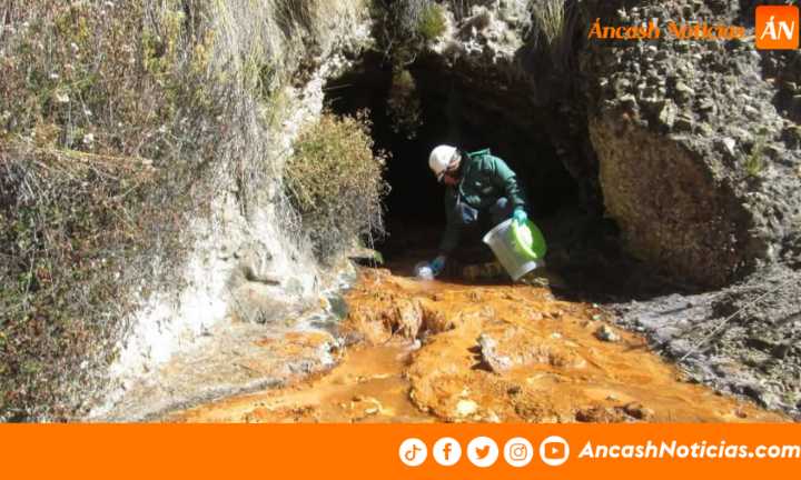 Recuay: advierten presencia de aguas ácidas en la quebrada de Chiriac