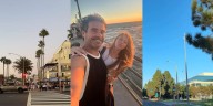 Nicolás Cabré y Rocío Pardo disfrutan de un viaje romántico a Los Ángeles: amor, paseos y atardecer en Santa Mónica