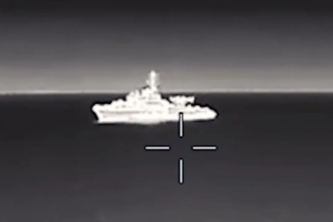 Incredible moment Ukraine cripples £45m Russian spy ship - with WW3 on brink after Putin’s drone invasion of Poland