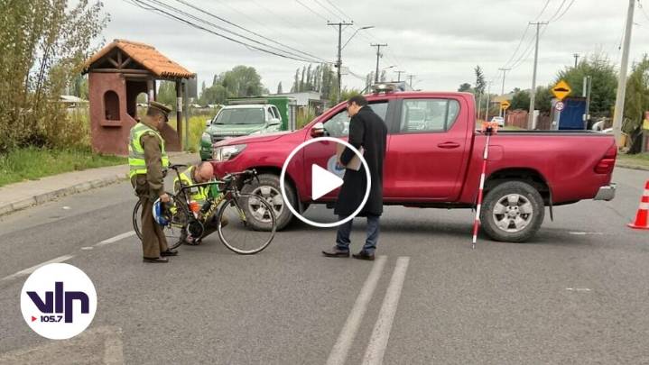 Reconstitución de escena busca presuntas responsabilidades en accidente que dejó a ciclista grave