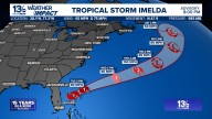 Potential Tropical Cyclone Nine near Cuba may become Tropical Storm Imelda