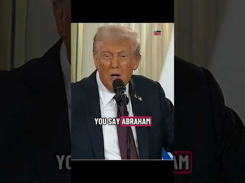 Trump defends strange pronunciation of "Abraham"