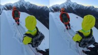 Por intentar tomarse una selfie, un alpinista murió en el monte Nama: trágico video