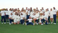 Viktor Hovland taunts Team USA with cheeky gesture before Europe's only single Ryder Cup star recreates iconic pic