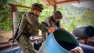 Ejército desmantela seis laboratorios de pasta base de coca en Vista Hermosa, Meta