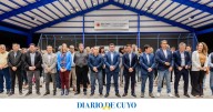 Orrego inauguró obras en la cancha de hockey del Camping Centro Comercial de Santa Lucía