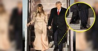 Donald Trump, 79, Shows Cankles as He Gingerly Descends From Air Force One