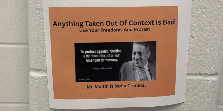 Lakeside students attempt walkout in support of teacher