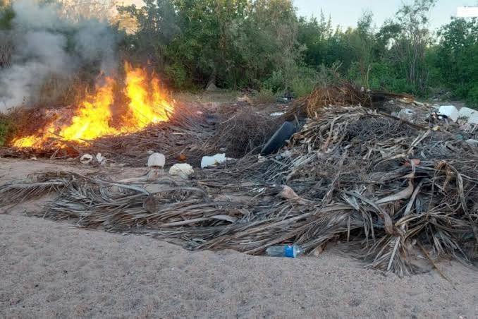 Se incendia predio