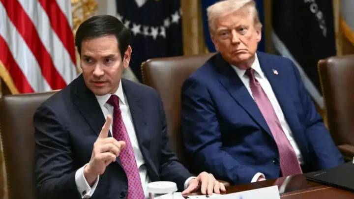 Llega a México Marco Rubio, secretario de Estado de Estados Unidos; aterrizó en el AIFA