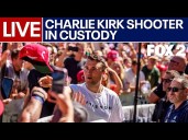 LIVE: Charlie Kirk's killer in custody; Utah officials give update on manhunt