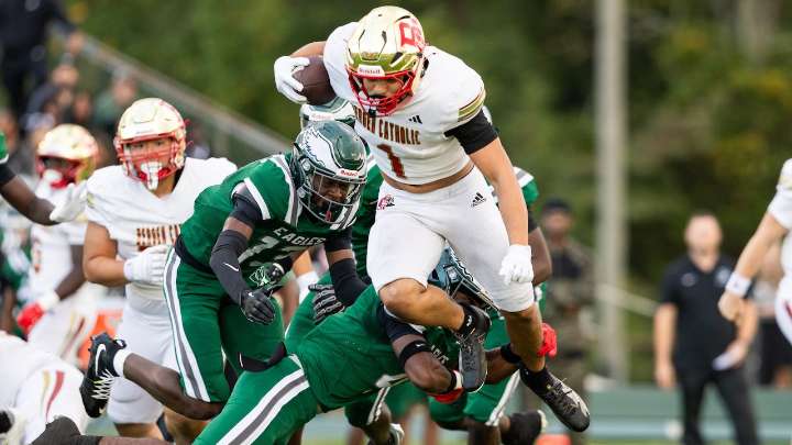 No. 1 Bergen Catholic football leaves no doubt, dominates No. 3 Winslow