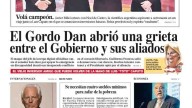 La tapa del Diario PERFIL del sábado 6 de septiembre de 2025