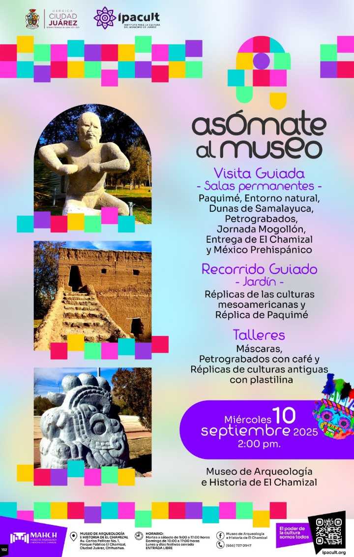Niños de primaria explorarán la historia en el Museo de Arqueología e Historia de El Chamizal