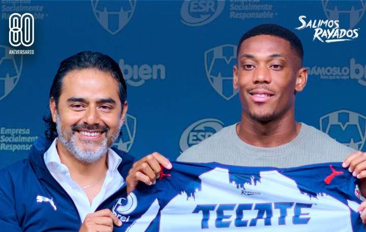Rayados presentó a Anthony Martial
