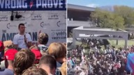 A video timeline of Charlie Kirk's shooting - and what it says about the shooter