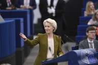 EU commission president seeks sanctions, partial trade suspension against Israel over war in Gaza