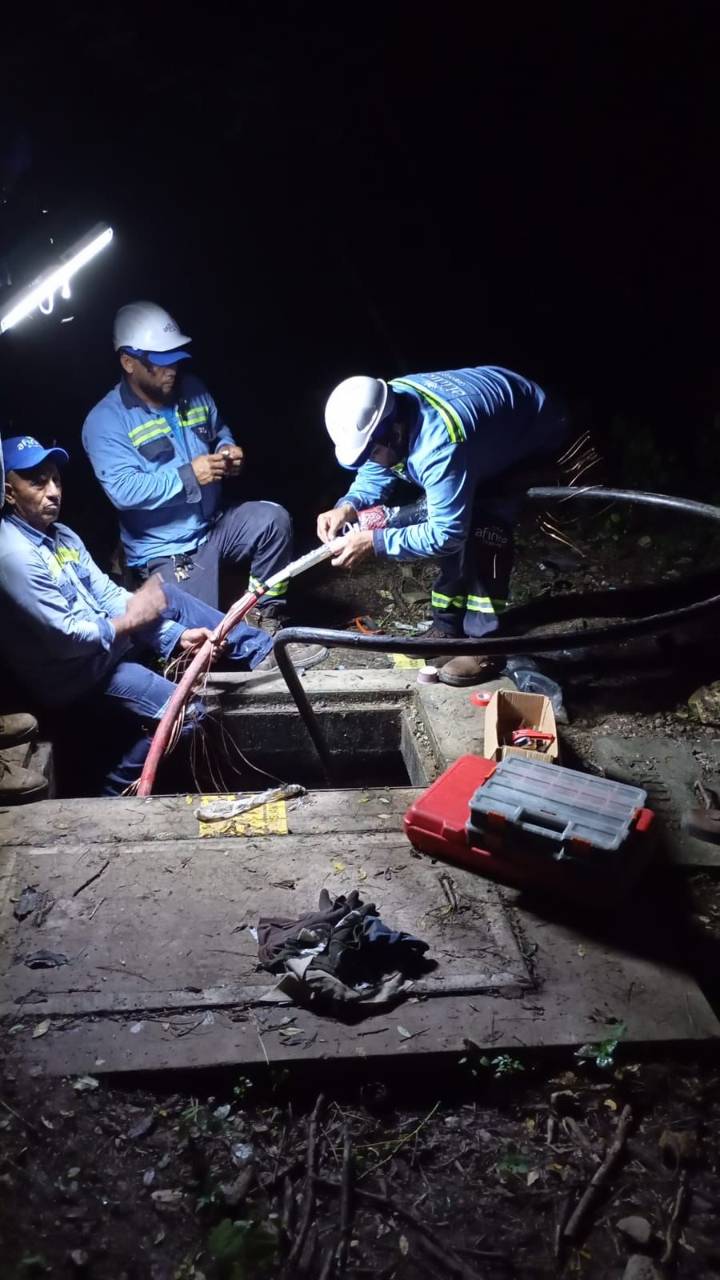 Ladrones de cables dejaron sin energía a Serena del Mar