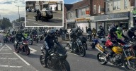 Poignant moment hundreds of bikers in Sutton Coldfield pay tribute to teenager killed in crash