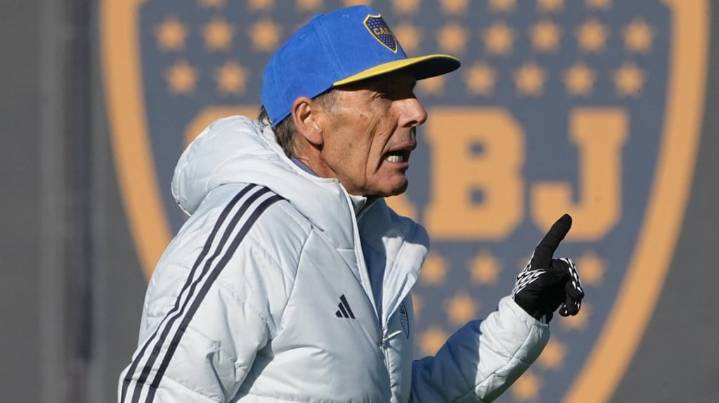 Los dos equipos que probó Miguel Ángel Russo en su primera práctica al frente de Boca tras su internación