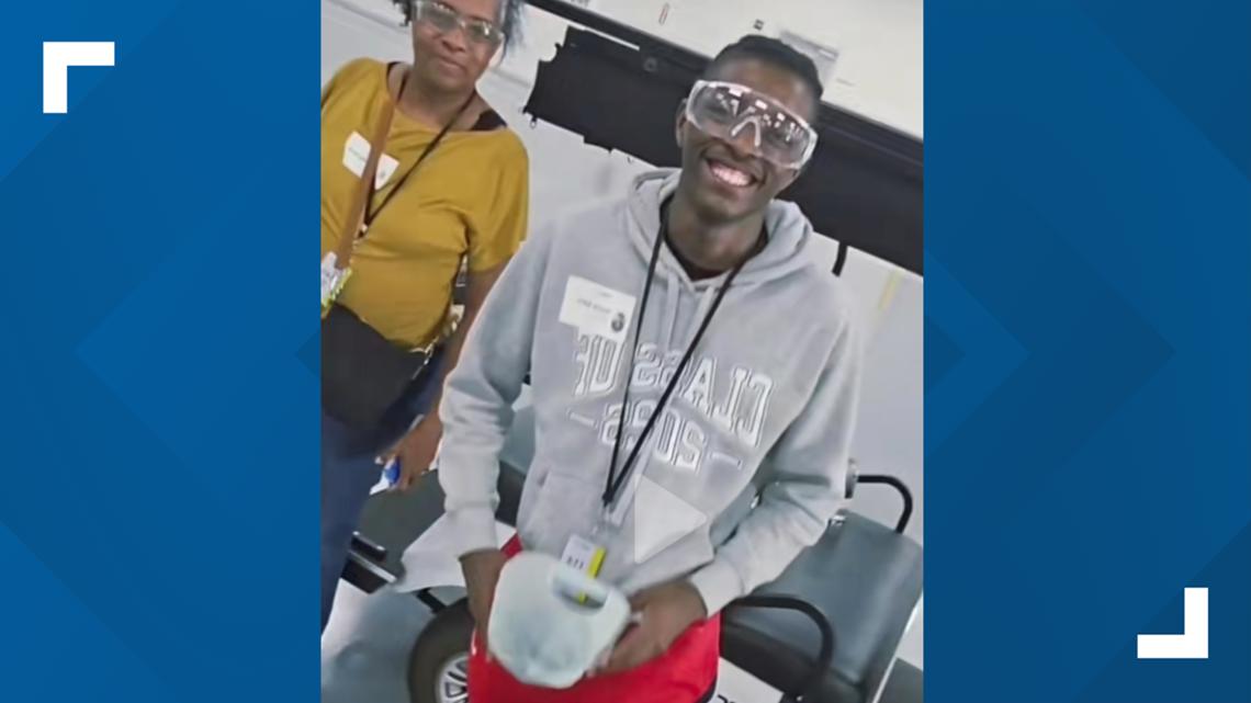 Burger King worker who went viral for rushing to job after graduation continuing tech school journey, tours Georgia manufacturing plant
