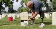 Volunteers honor fallen veterans at Wood National Cemetery on September 11