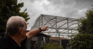 Resident warns 'it's like a cruise ship in our garden' as warehouses appear outside home