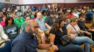 Des Moines Public Schools superintendent's supporters gather, pray