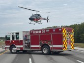 Multiple fire departments, emergency services respond to I
